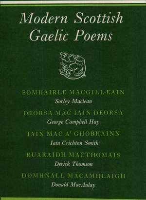 Modern Scottish Gaelic Poems – A Bilingual Anthology de New Directions