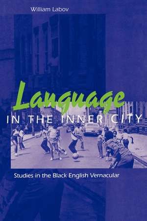 Language in the Inner City – Studies in the Black English Vernacular de William Labov