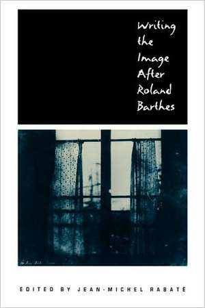 Writing the Image After Roland Barthes de Jean–michel Rabaté