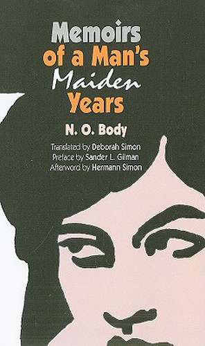 Memoirs of a Man`s Maiden Years de Nobody