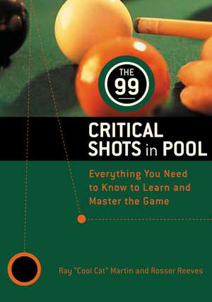 The 99 Critical Shots in Pool: Everything You Need to Know to Learn and Master the Game de Ray Martin