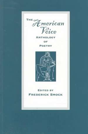 American Voice Anthology--Pa de Frederick Smock