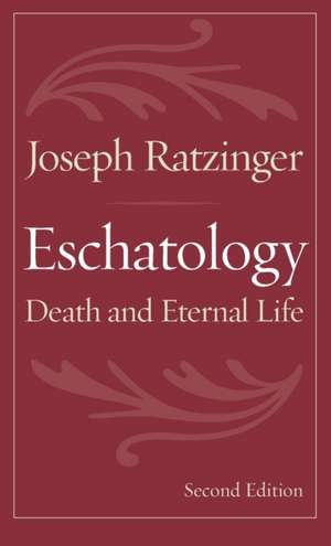 Eschatology de Joseph Ratzinger