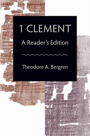 1 Clement de Theodore A Bergren