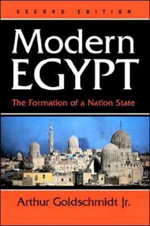 Modern Egypt: The Formation Of A Nation-state de Arthur Goldschmidt Jr