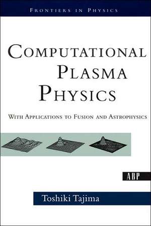 Computational Plasma Physics: With Applications To Fusion And Astrophysics de Toshi Tajima