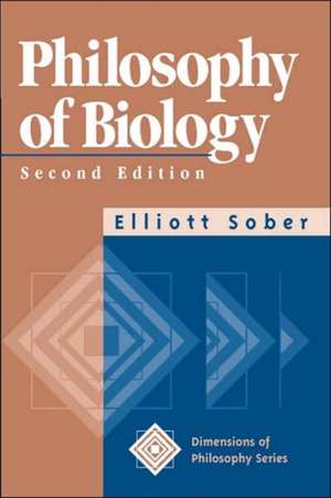 Philosophy Of Biology de Elliott Sober