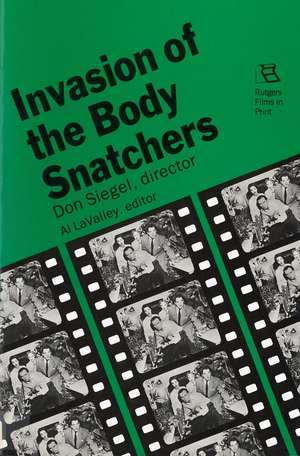 Invasion of the Body Snatchers: Don Siegel, director de Al LaValley