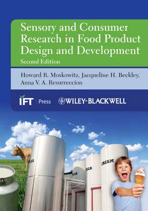 Sensory and Consumer Research in Food Product Design and Development de HR Moskowitz