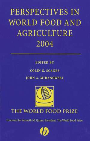 Perspectives in World Food and Agriculture 2004 (V olume 1) de CG Scanes