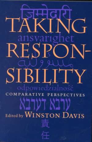 Taking Responsibility de Winston Davis