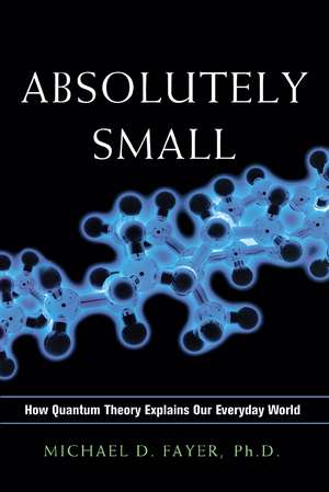 Absolutely Small: How Quantum Theory Explains Our Everyday World de Michael D. FAYER