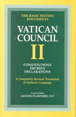 Vatican Council II: Constitutions, Decrees, Declarations de Austin Flannery
