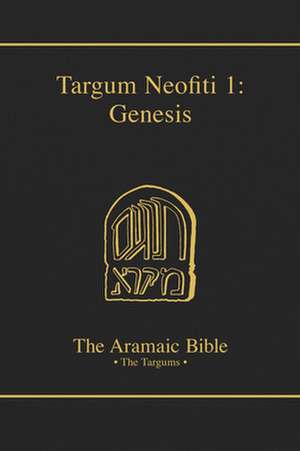 Targum Neofiti 1: Genesis de Martin J. McNamara