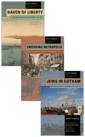 City of Promises – A History of the Jews of New York, 3–volume box set de Howard B. Rock