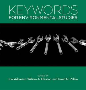 Keywords for Environmental Studies de Joni Adamson