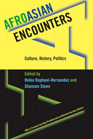 AfroAsian Encounters – Culture, History, Politics de Heike Raphael–hernand