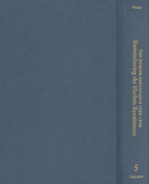 Remembering the Harlem Renaissance de Cary D. Wintz