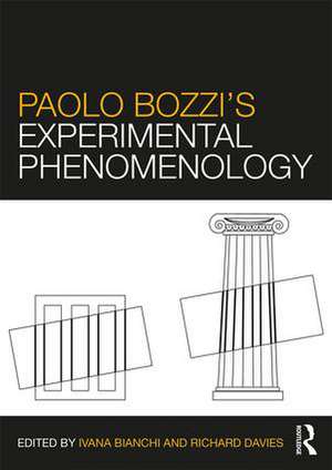 Paolo Bozzi’s Experimental Phenomenology de Ivana Bianchi