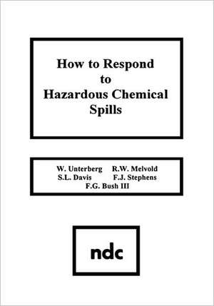 How to Respond to Hazardous Chemical Spills de W. Unterberg