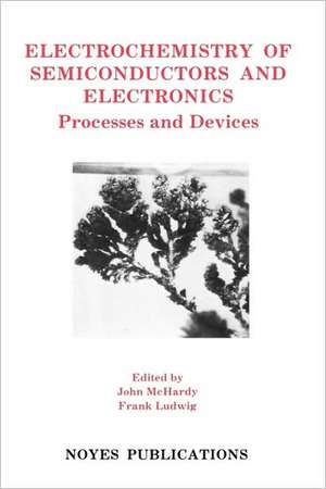 Electrochemistry of Semiconductors and Electronics: Processes and Devices de John McHardy