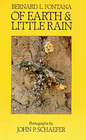 Of Earth and Little Rain: The Papago Indians de Bernard L. Fontana