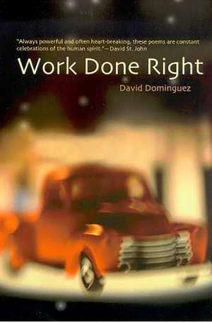 Work Done Right de David Dominguez