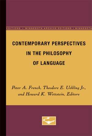 Contemporary Perspectives in the Philosophy of Language de Peter A. French