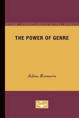 The Power of Genre de Adena Rosmarin