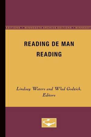 Reading De Man Reading de Lindsey Waters