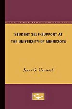 Student Self-Support at the University of Minnesota de James Umstattd