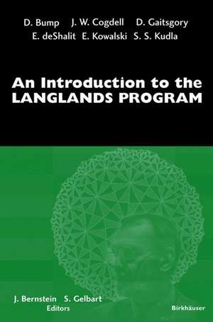 An Introduction to the Langlands Program de Joseph Bernstein