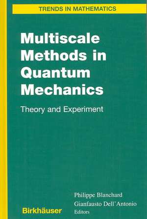 Multiscale Methods in Quantum Mechanics: Theory and Experiment de Philippe Blanchard