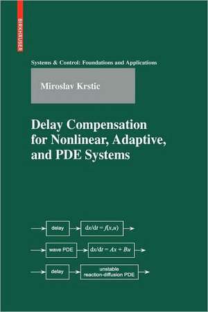 Delay Compensation for Nonlinear, Adaptive, and PDE Systems de Miroslav Krstic