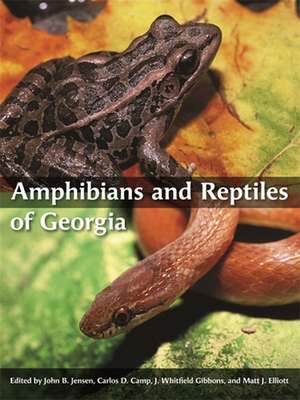 Amphibians and Reptiles of Georgia de John B. Jensen