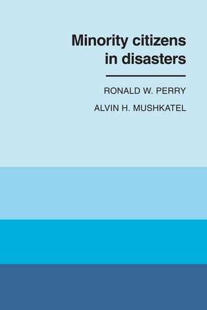 Minority Citizens in Disasters de Ronald W. Perry