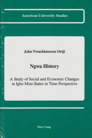 Ngwa History de John N. Oriji