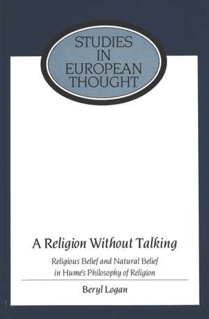 A Religion Without Talking de Beryl Logan