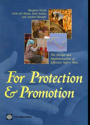 For Protection and Promotion: The Design and Implementation of Effective Safety Nets de Margaret Grosh