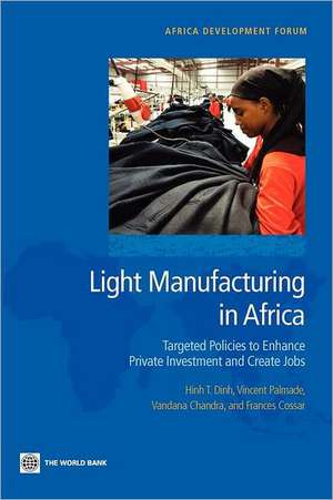 Light Manufacturing in Africa: Targeted Policies to Enhance Private Investment and Create Jobs de Hinh T. Dinh