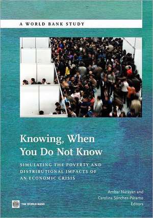 Knowing When You Do Not Know: Simulating the Poverty and Distributional Impacts of an Economic Crisis de Ambar Narayan