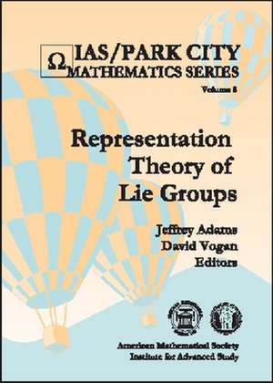 Representation Theory of Lie Groups de Jeffrey Adams