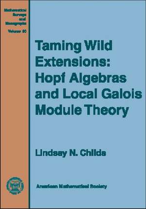 Taming Wild Extensions: Hopf Algebras and Local Galois Module Theory de Lindsay N. Childs