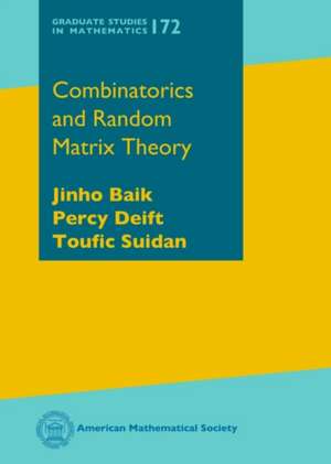 Combinatorics and Random Matrix Theory de Jinho Baik