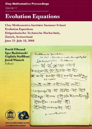 Evolution Equations
