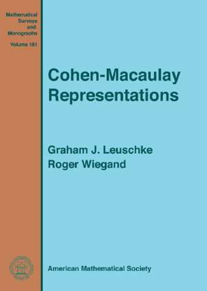 Cohen-Macaulay Representations de Graham J. Leuschke