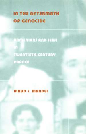 In the Aftermath of Genocide – Armenians and Jews in Twentieth–Century France de Maud S. Mandel