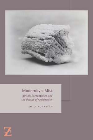 Modernity`s Mist – British Romanticism and the Poetics of Anticipation de Emily Rohrbach