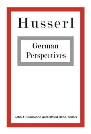 Husserl – German Perspectives de John J. Drummond