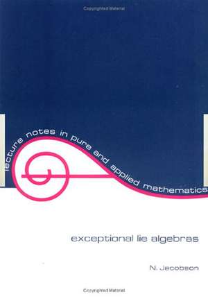 Exceptional Lie Algebras de N. Jacobson